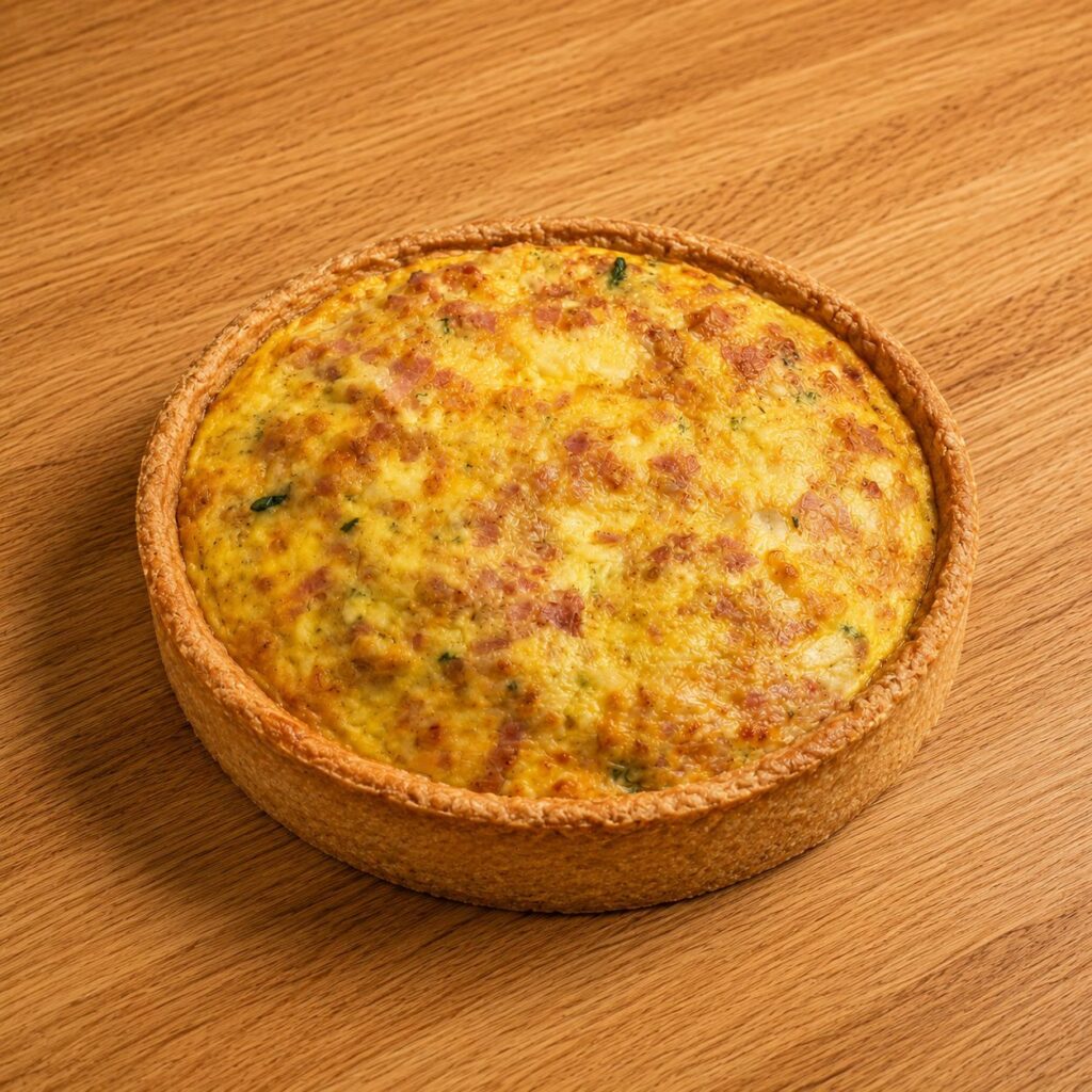 Quiche Jamón, Muzzarella y Roquefort