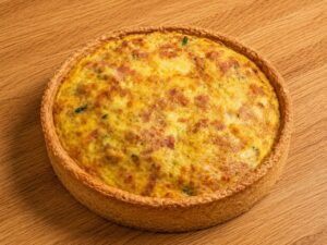 Quiche Jamón, Muzzarella y Roquefort