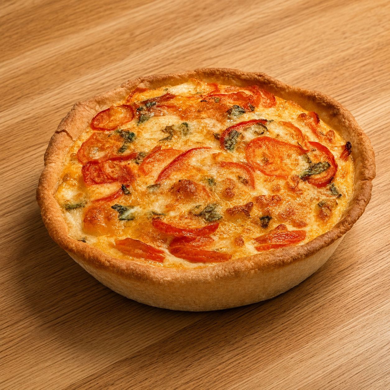 Quiche Caprese